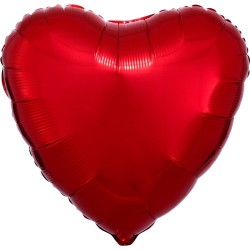 Фольгированный воздушный шар Сердце 80см